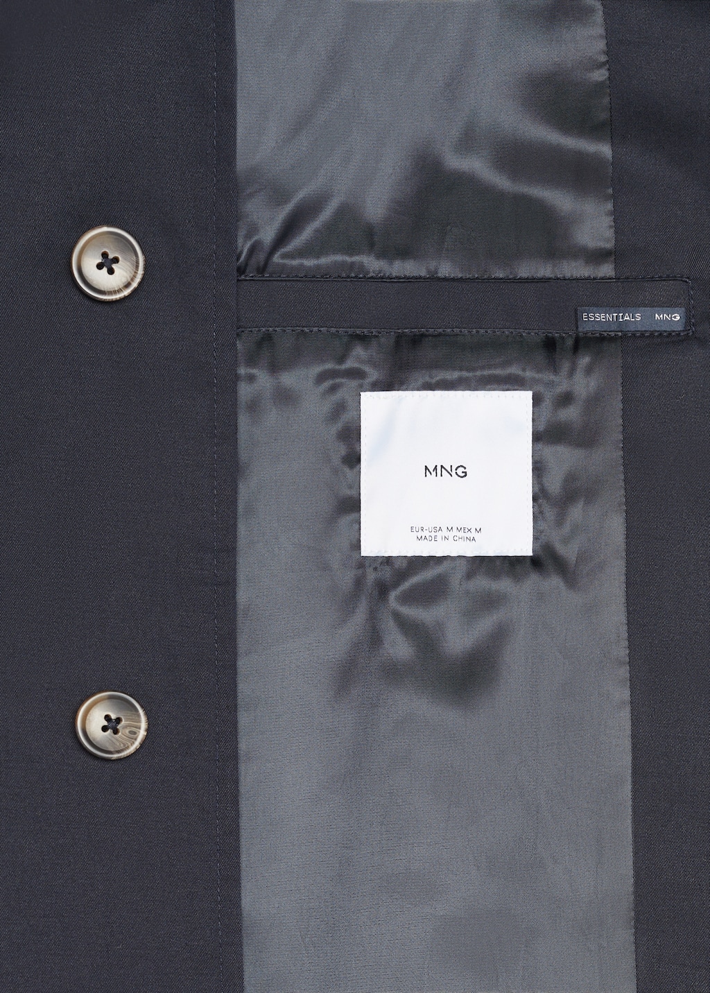 Cotton trench coat with collar detail - Details of the article 8