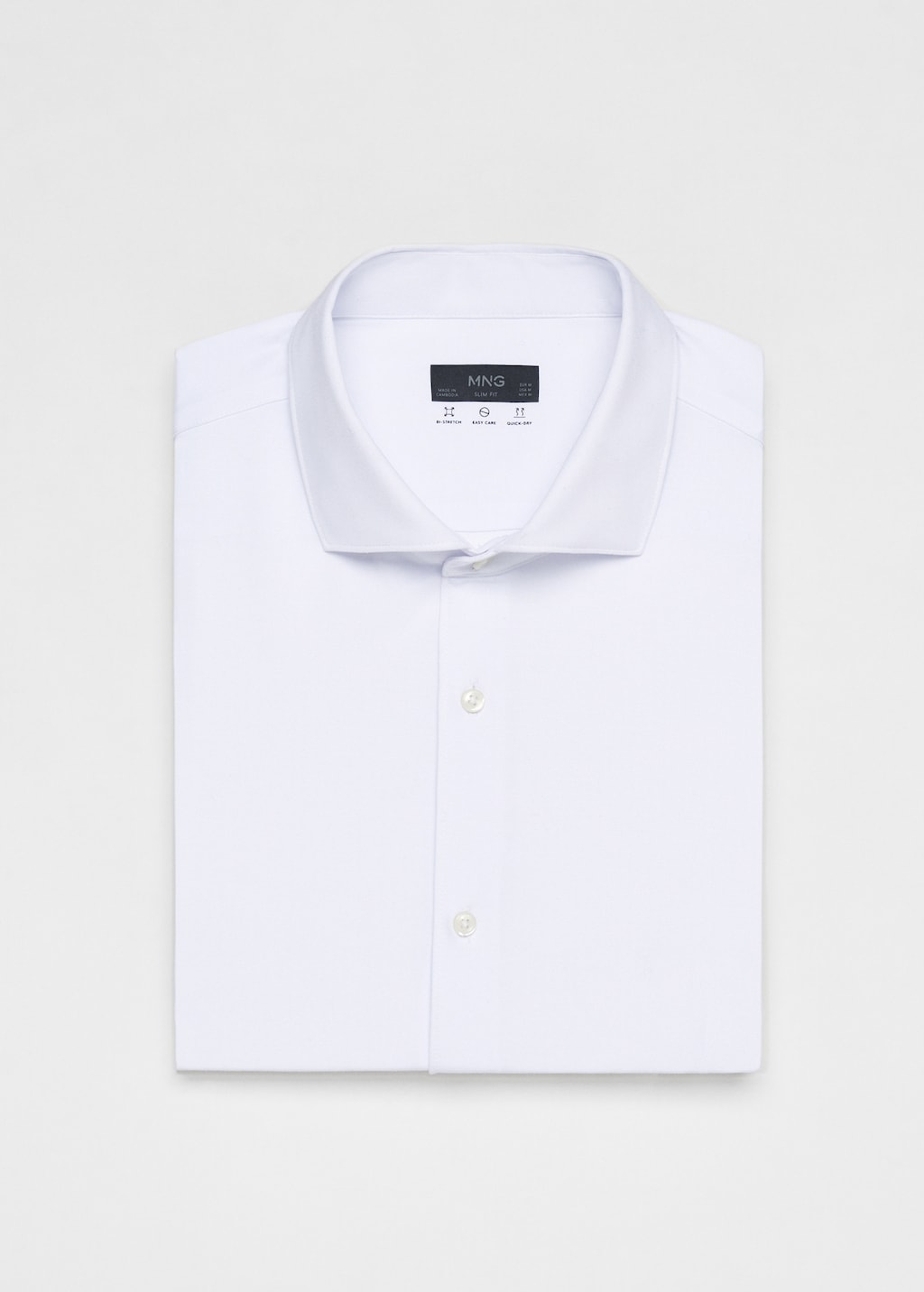 Camisa vestit slim fit cotó - Detall de l'article 8