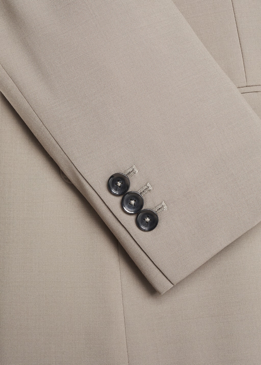 Slim-fit wool suit jacket - Details of the article 0