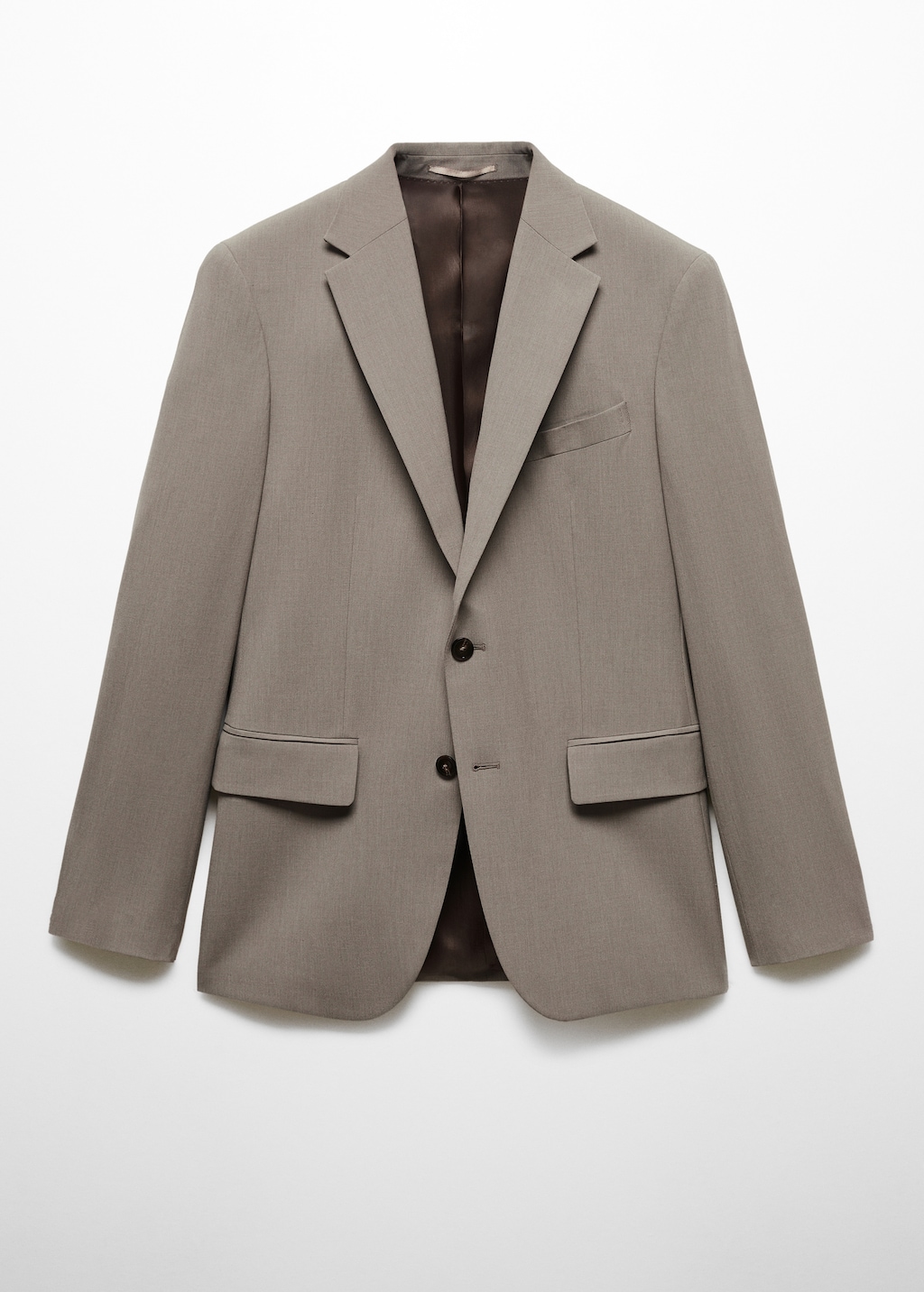 Slim-fit cold wool suit jacket - Article without model