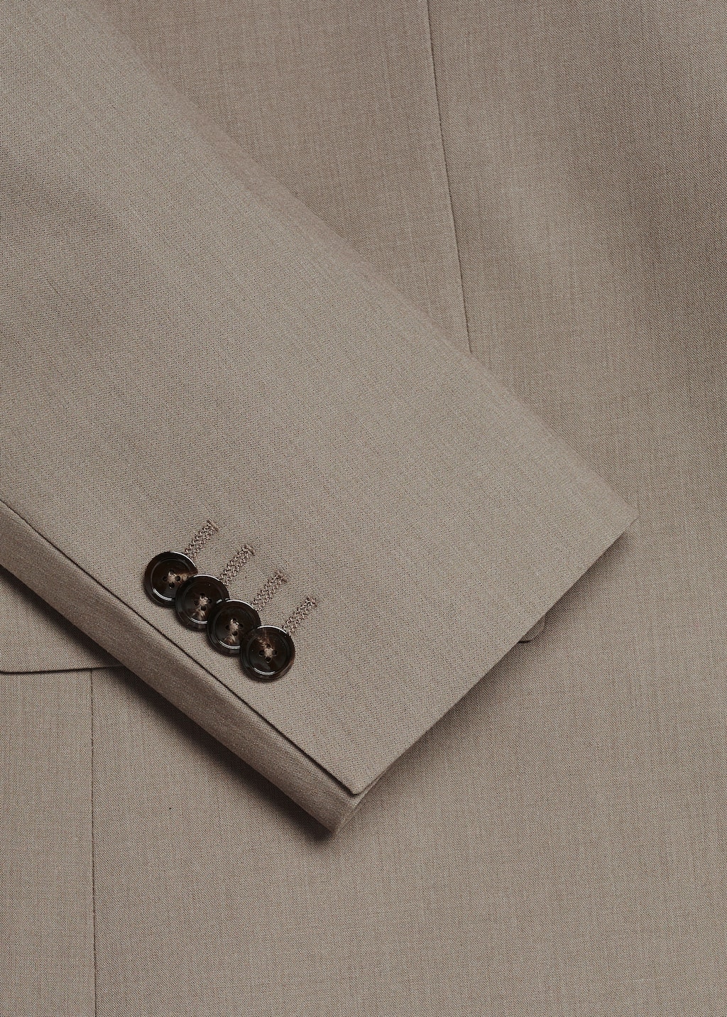 Slim-fit cold wool suit jacket - Details of the article 0