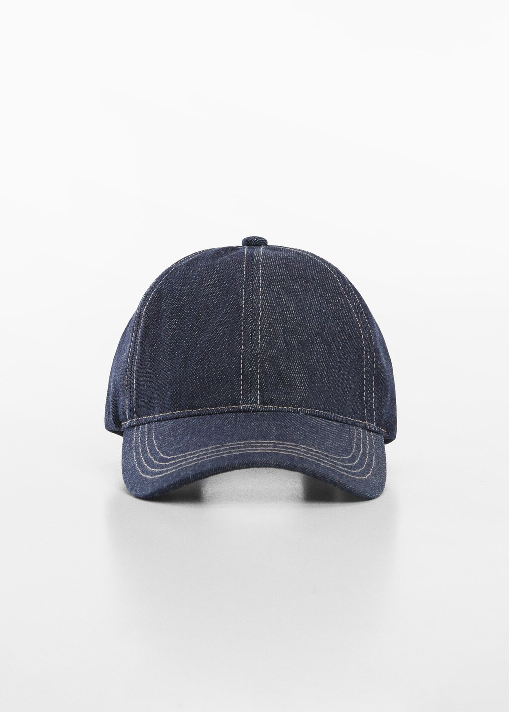 Denim cap with visor - Medium plane