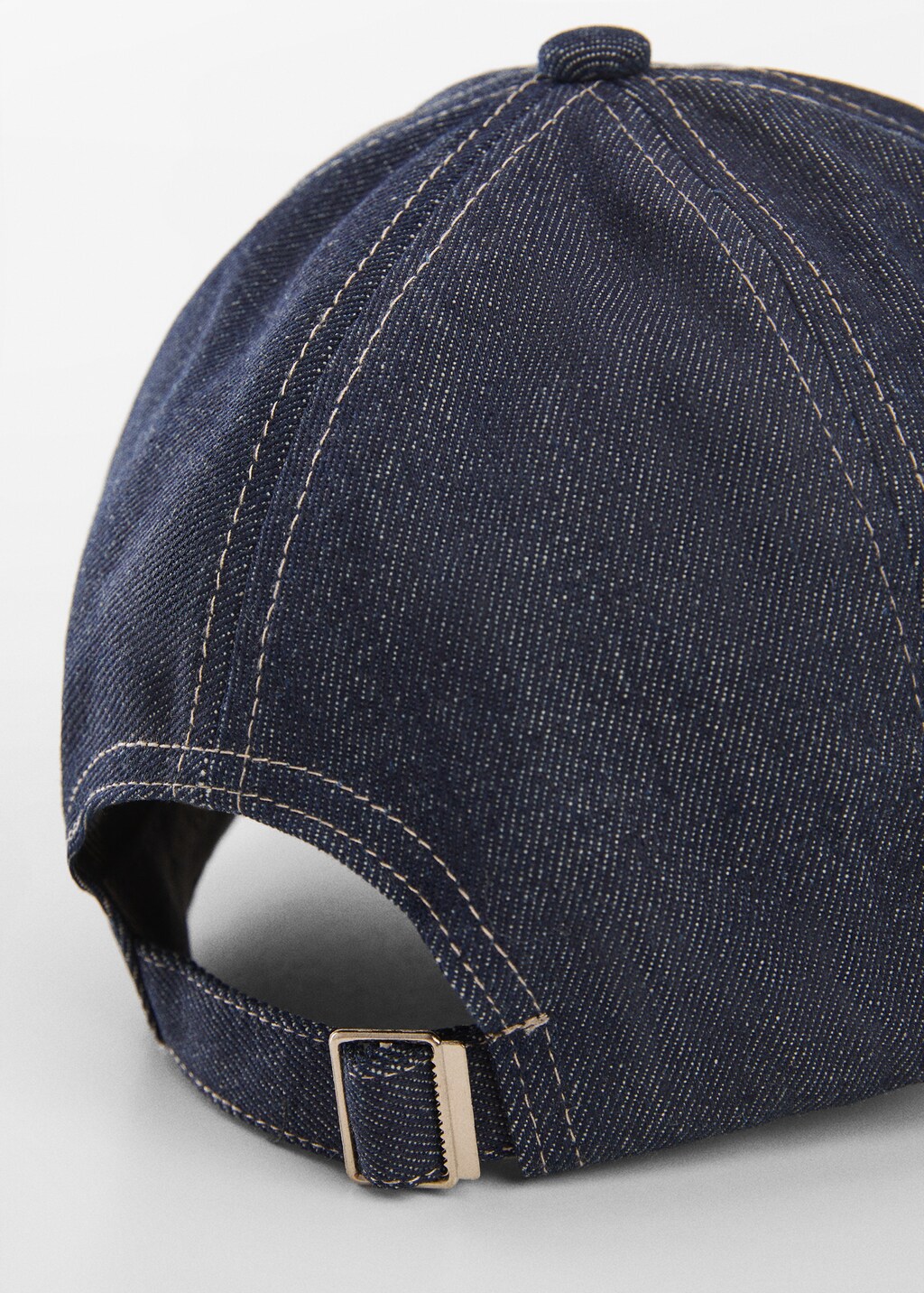 Denim cap with visor - Details of the article 1