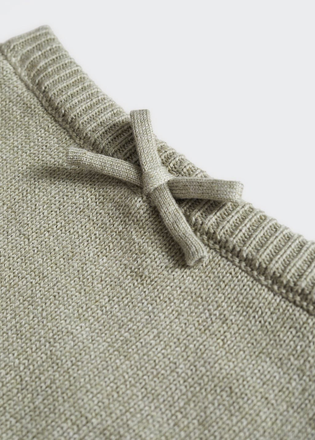 Knitted cotton short - Details of the article 0