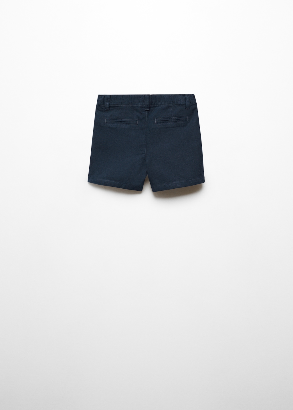 Linen-blend Bermuda shorts - Reverse of the article