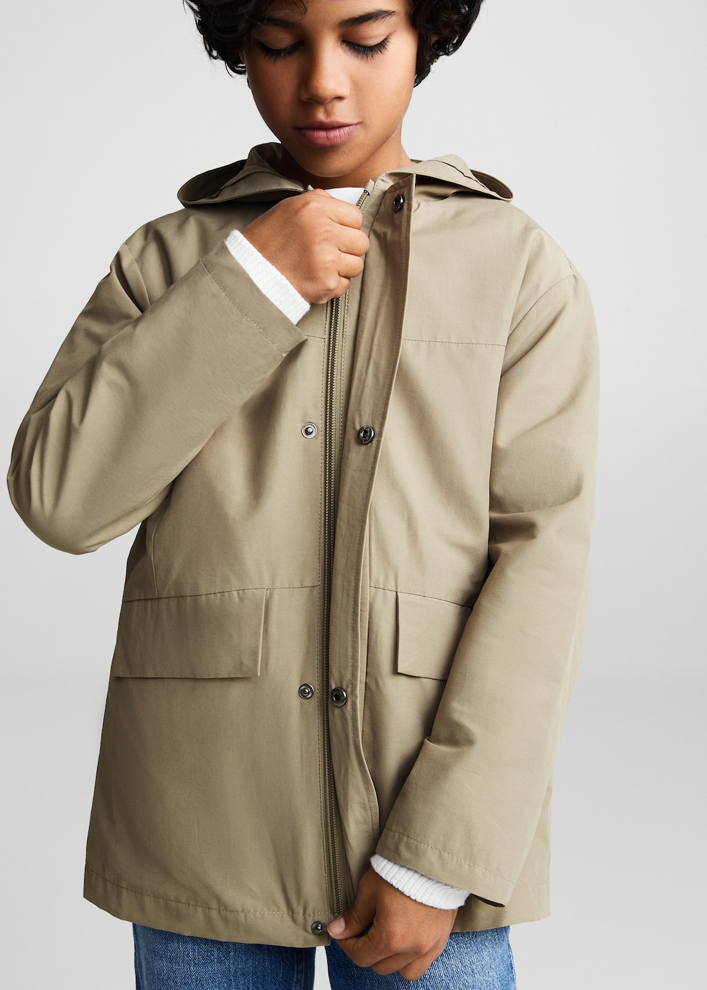 Hooded parka - Details of the article 1