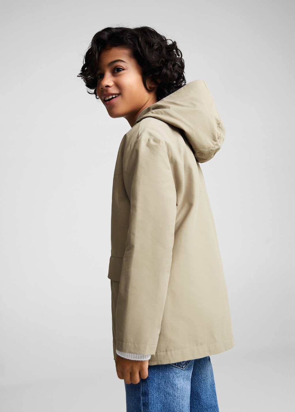 Hooded parka - Reverse of the article