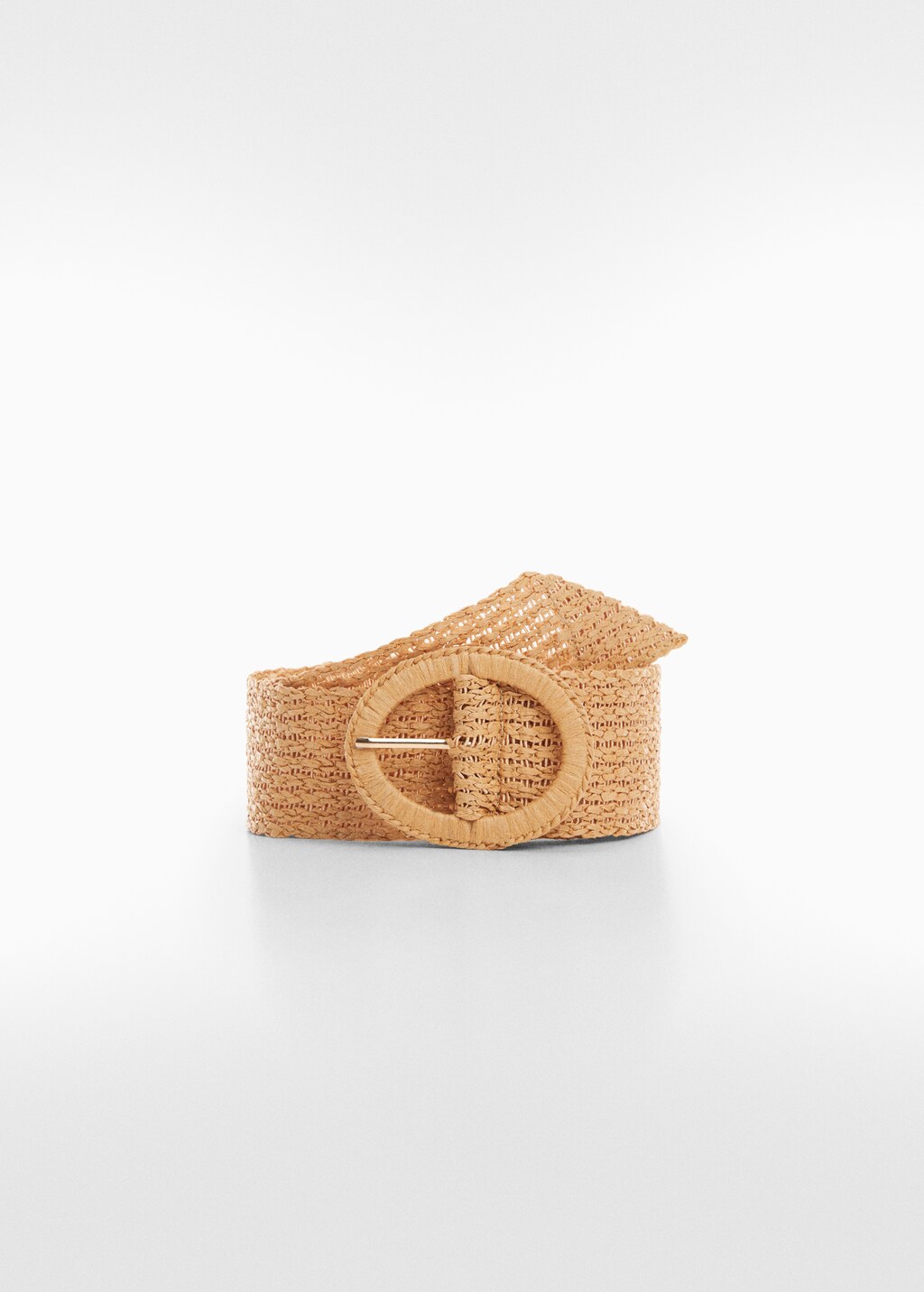 Raffia buckle belt - Article without model