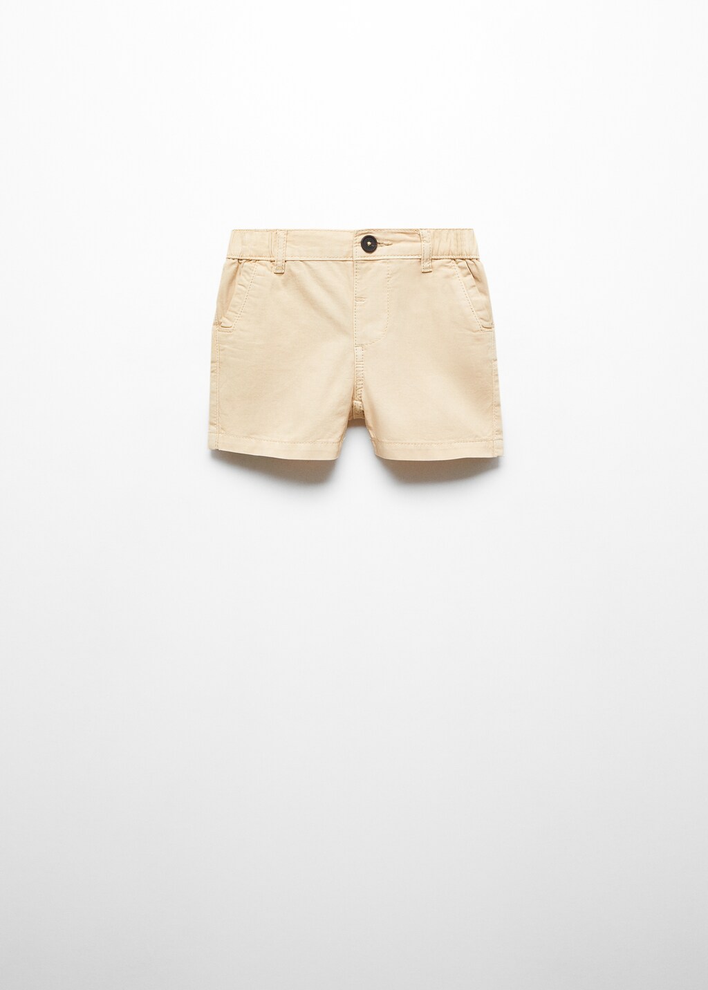 Slim-fit chino cotton bermuda shorts - Article without model