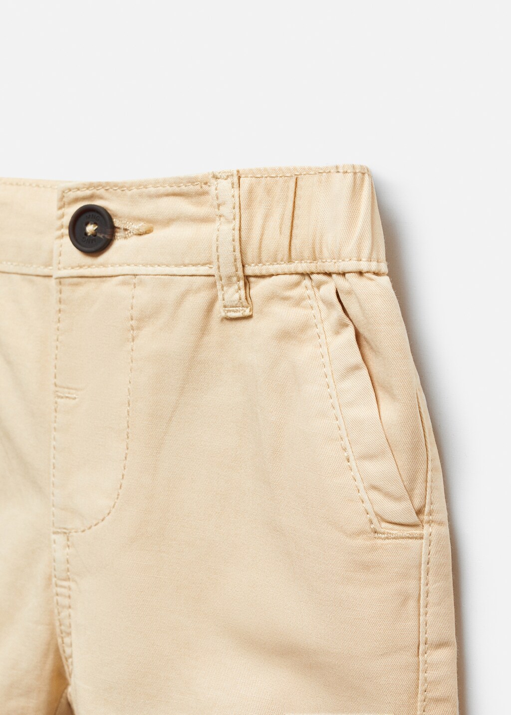 Slim-fit chino cotton bermuda shorts - Details of the article 8