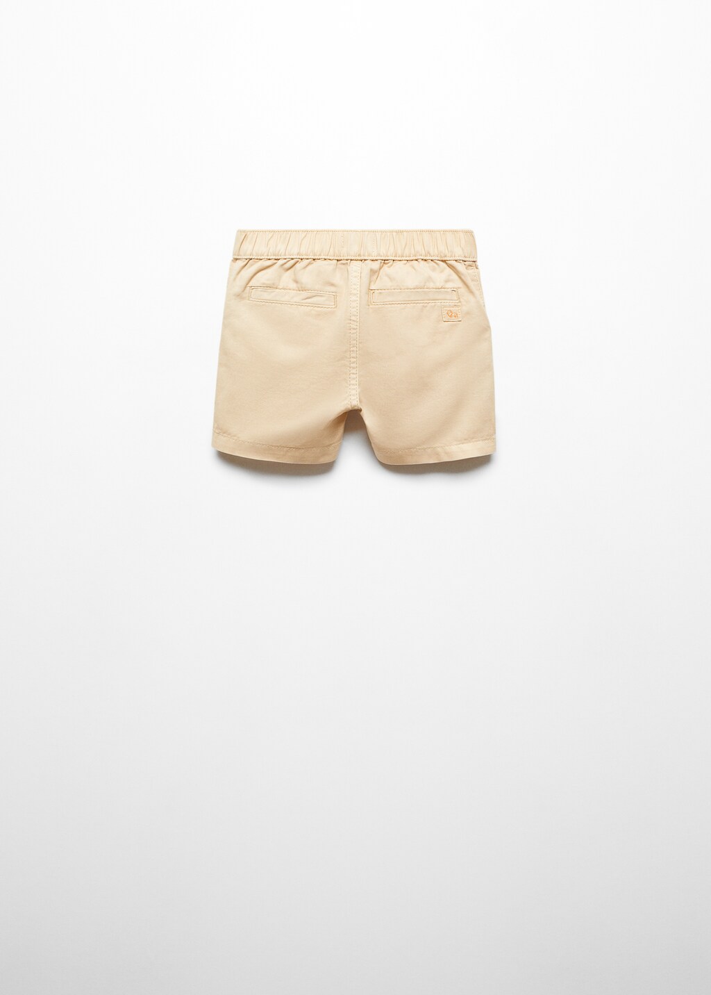 Slim-fit chino cotton bermuda shorts - Reverse of the article