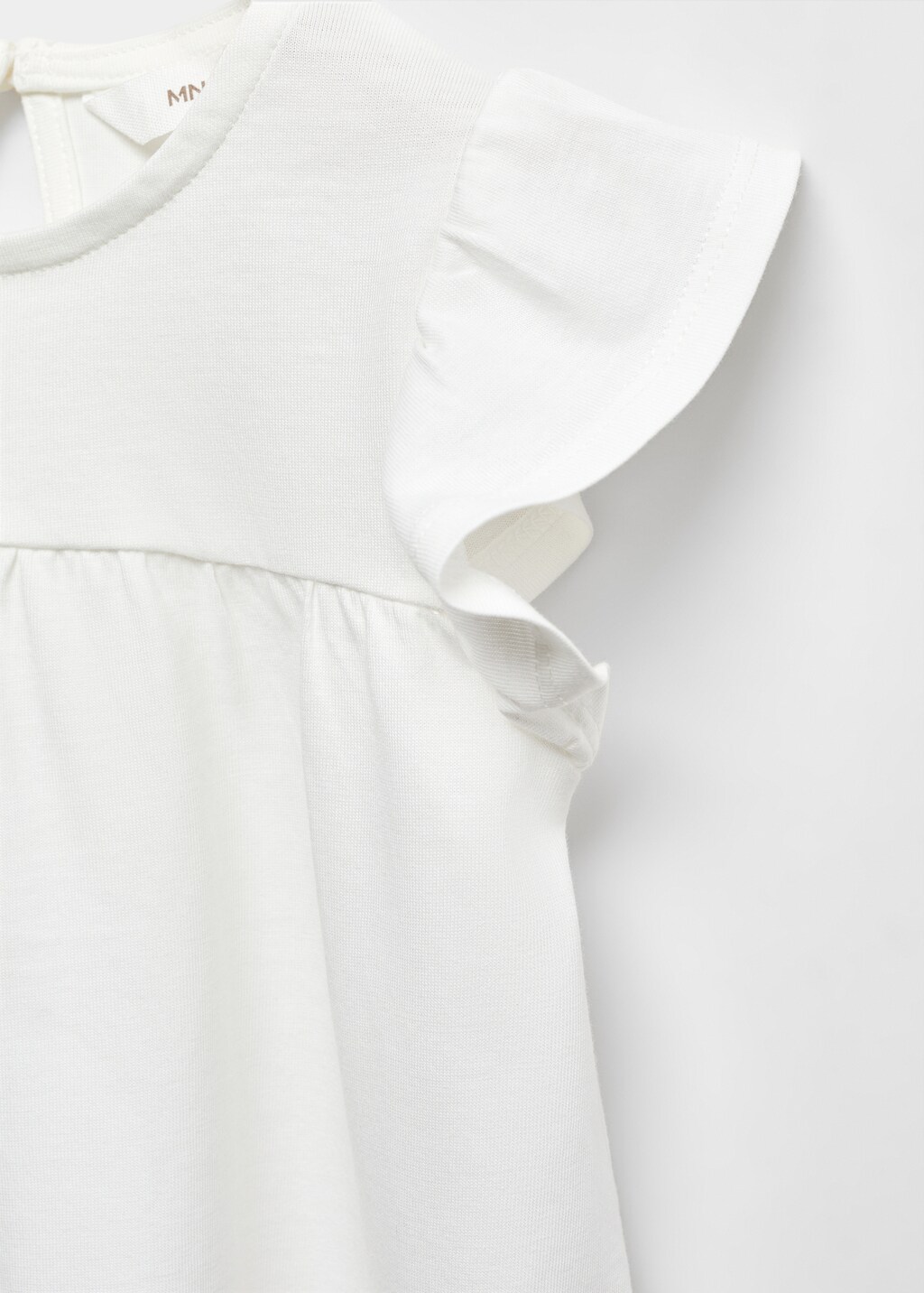 Frills embroidered t-shirt - Details of the article 0