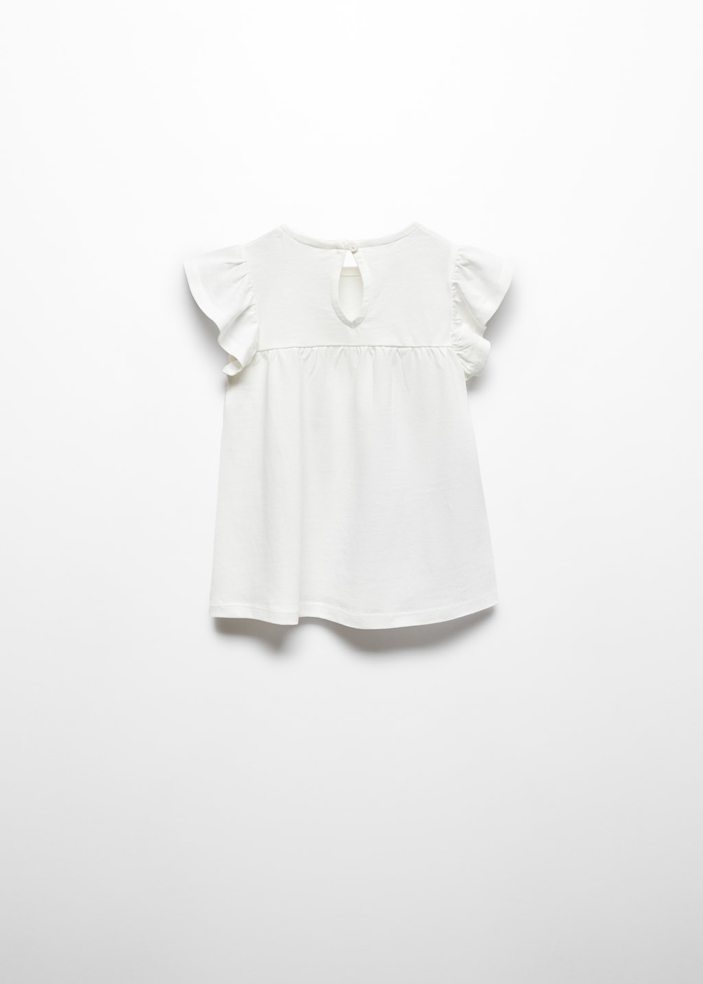 Frills embroidered t-shirt - Reverse of the article