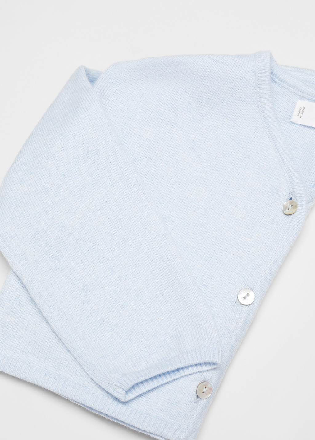 Buttoned cotton cardigan - Details of the article 0