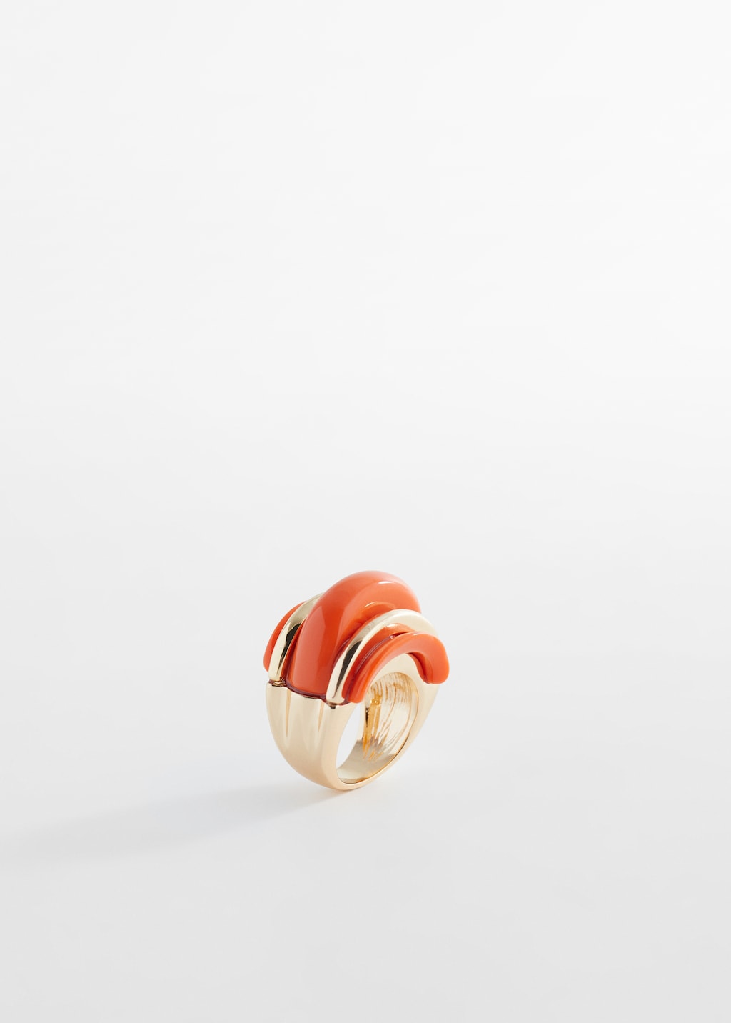 Ring mit Volumen-Design - Mittlere Ansicht