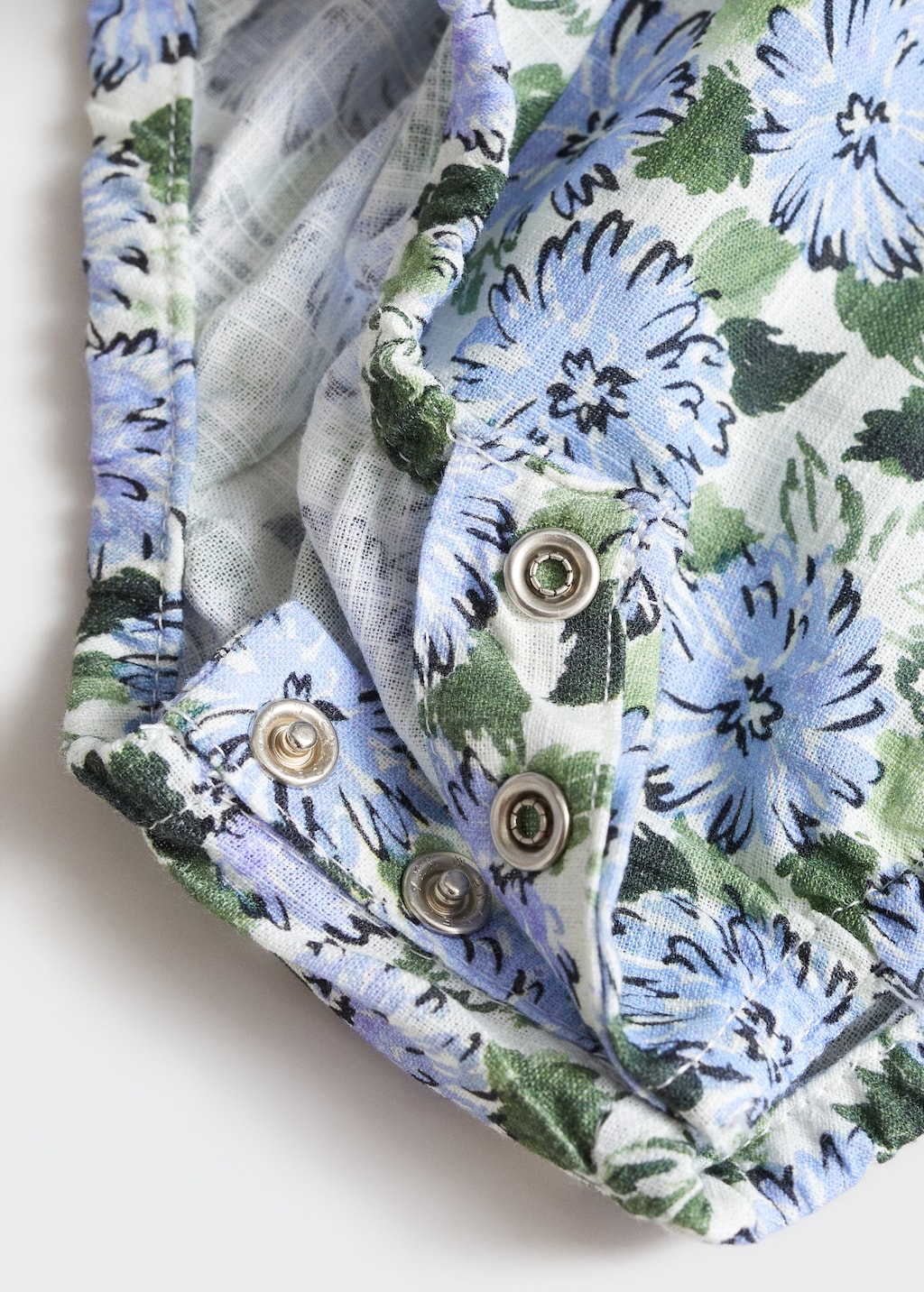 Print cotton one-piece suit - Details of the article 0