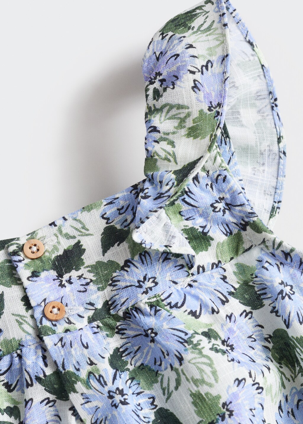 Print cotton one-piece suit - Details of the article 8