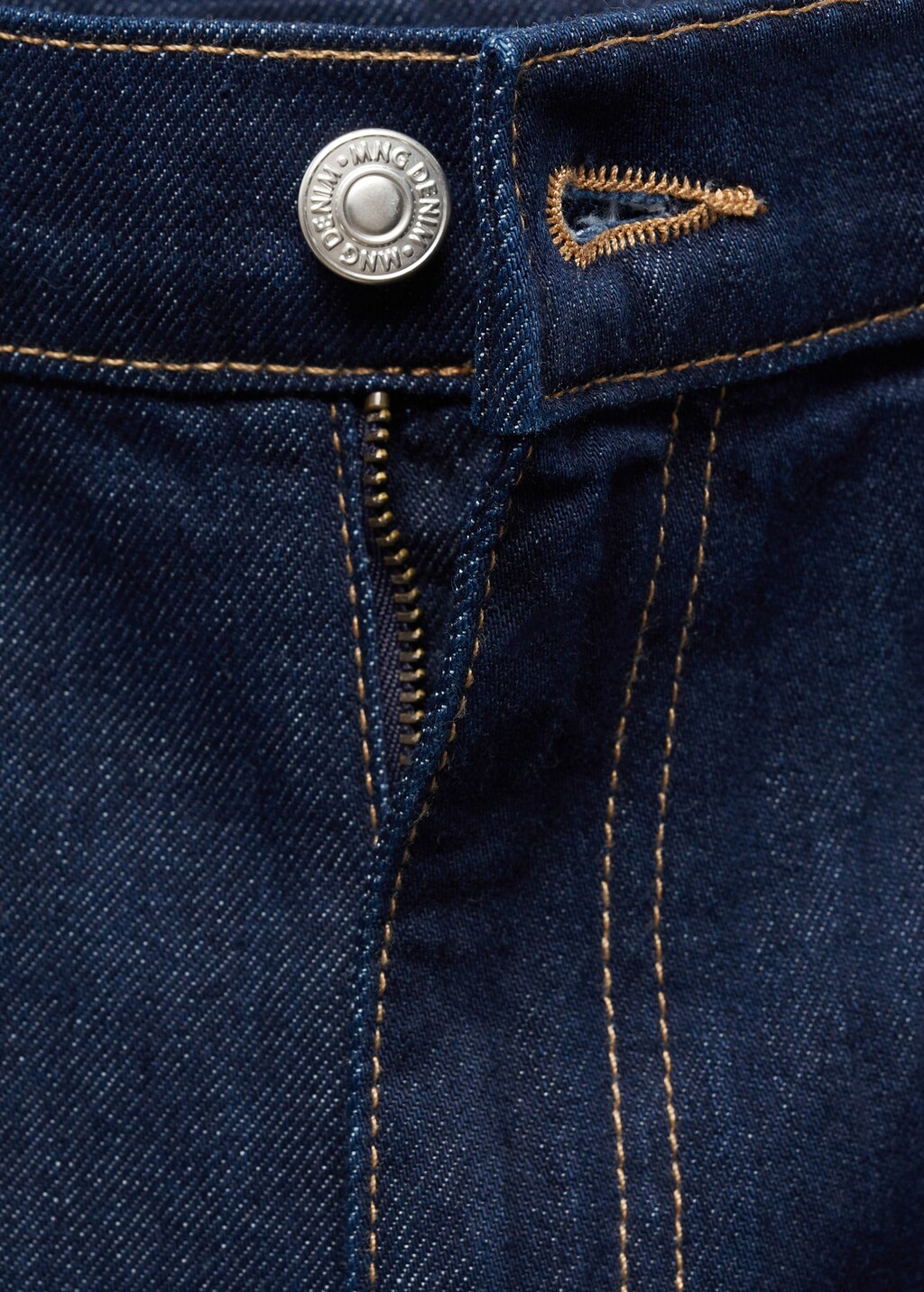 Relaxed-fit dark wash jeans - Details of the article 8