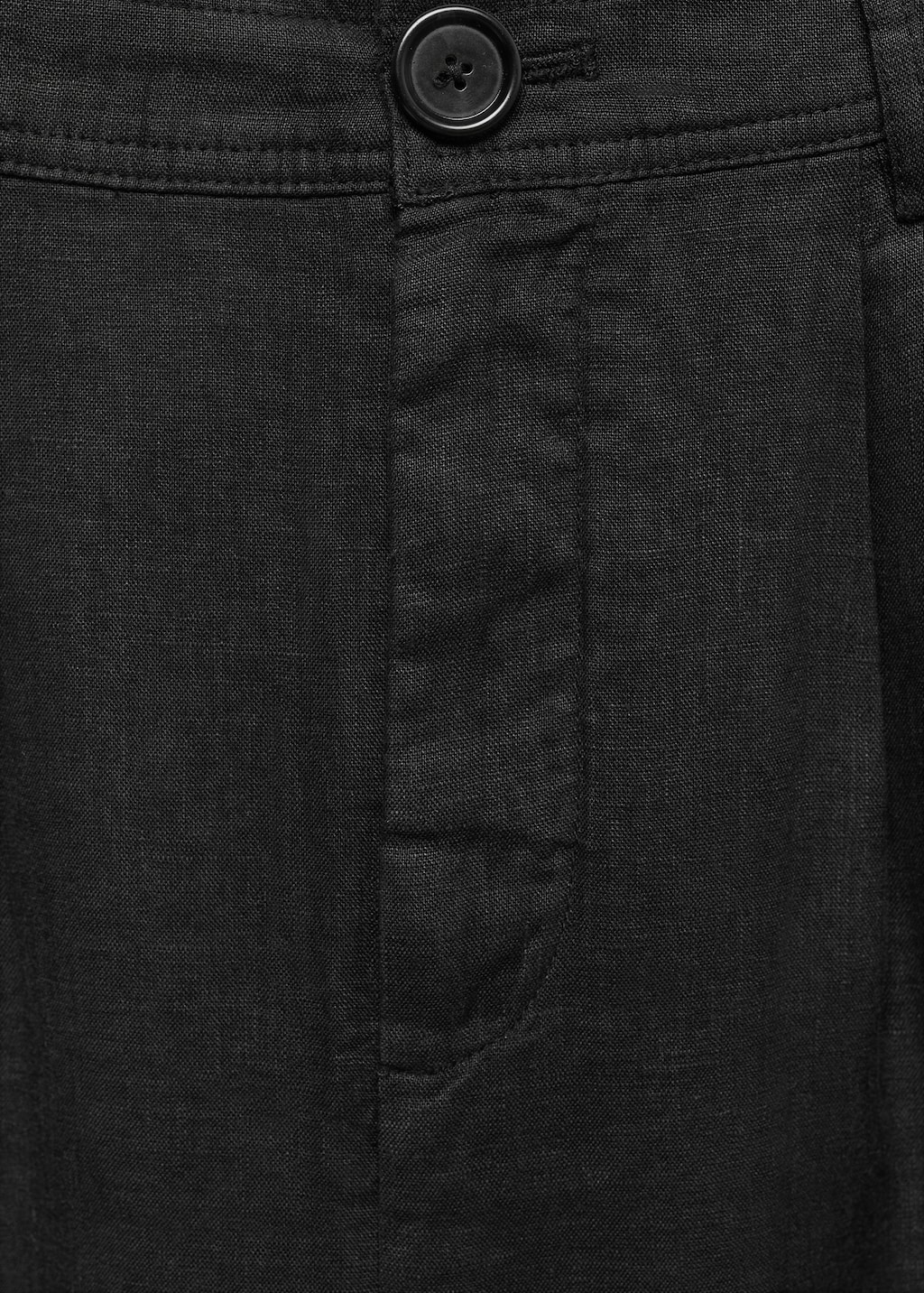 100% linen wideleg trousers - Details of the article 8