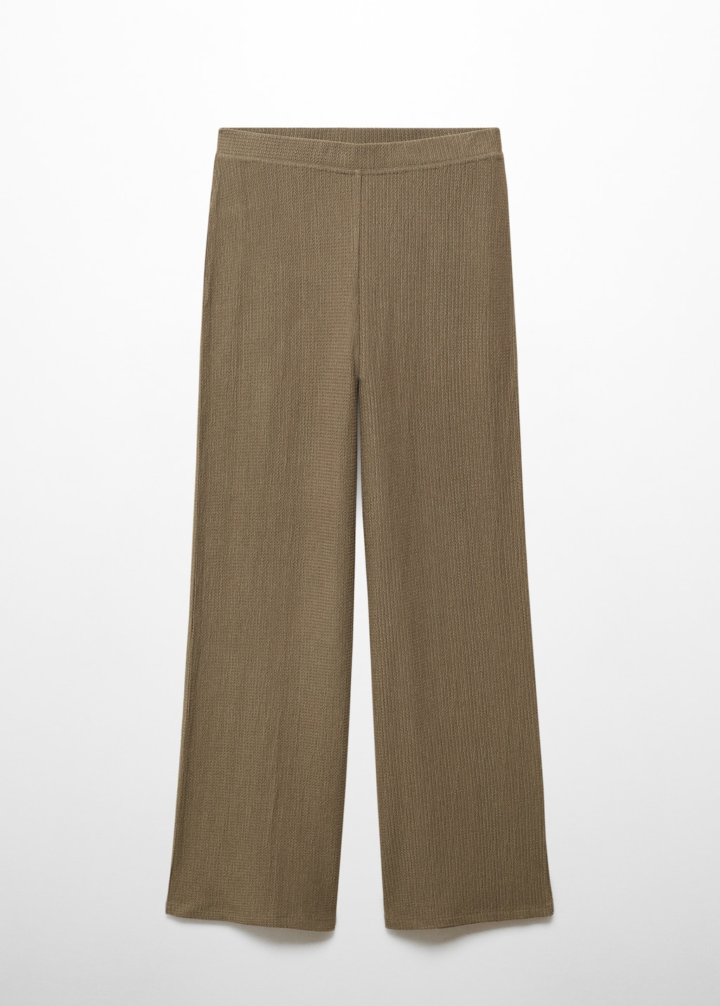 Textured wideleg trousers - Article without model