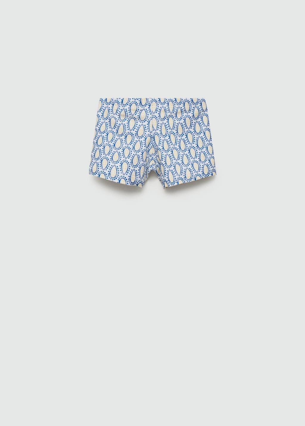 Printed swimming trunks - Reverse of the article