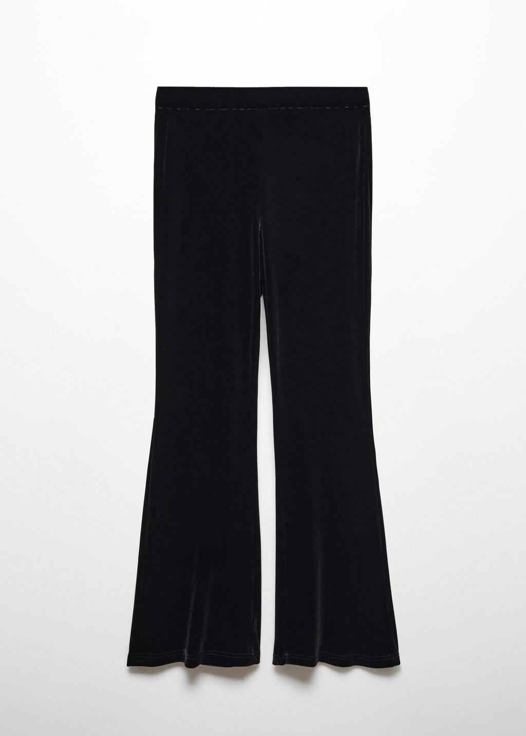 Straight velvet trousers - Article without model