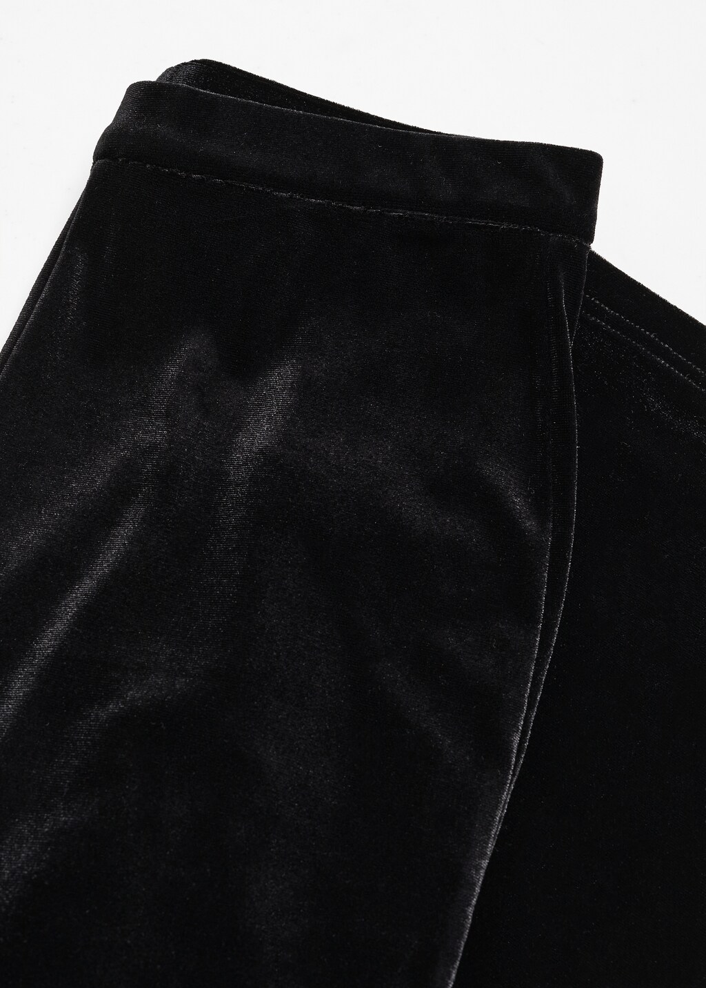 Straight velvet trousers - Details of the article 8