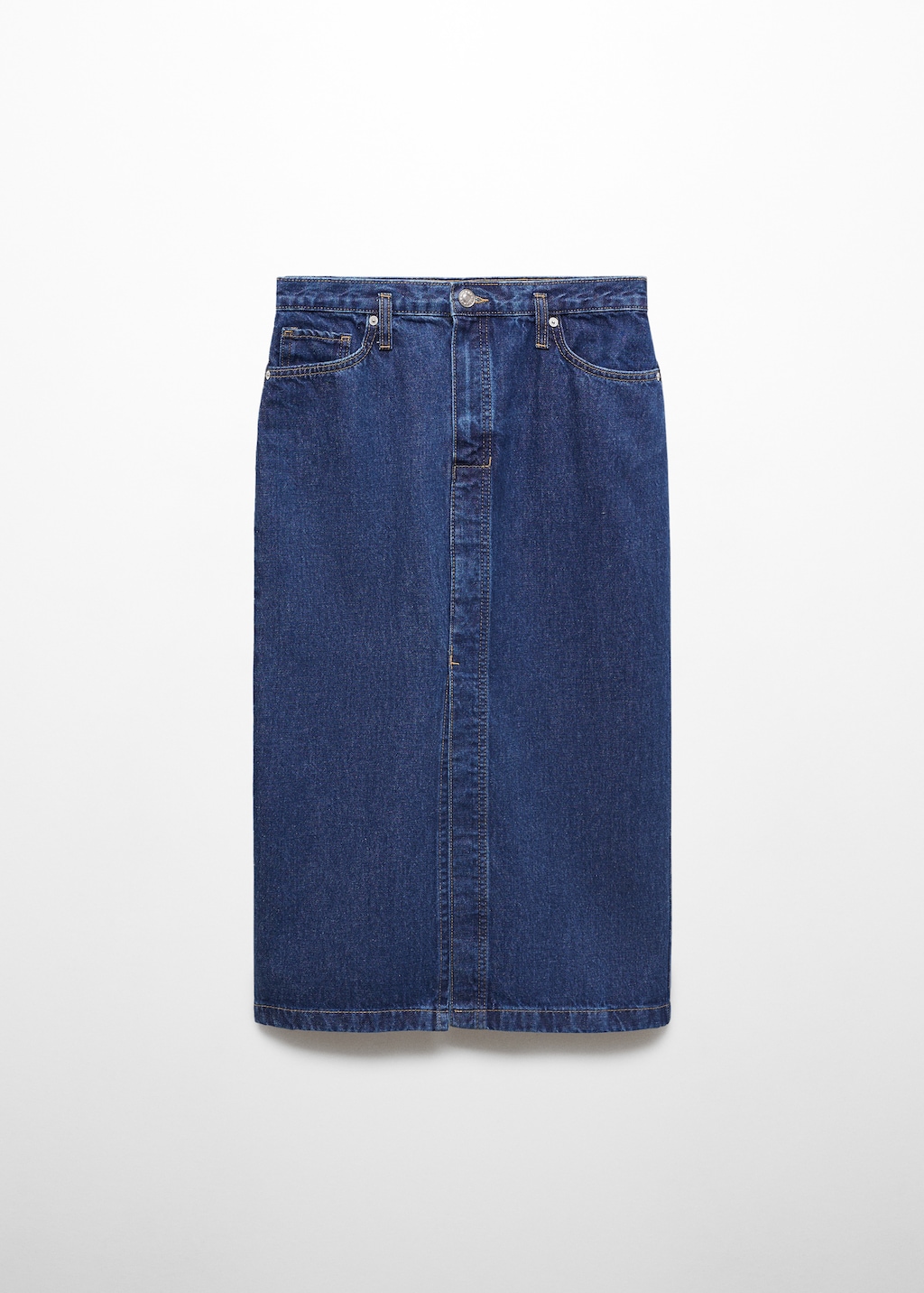 Denim midirok - Artikel zonder model