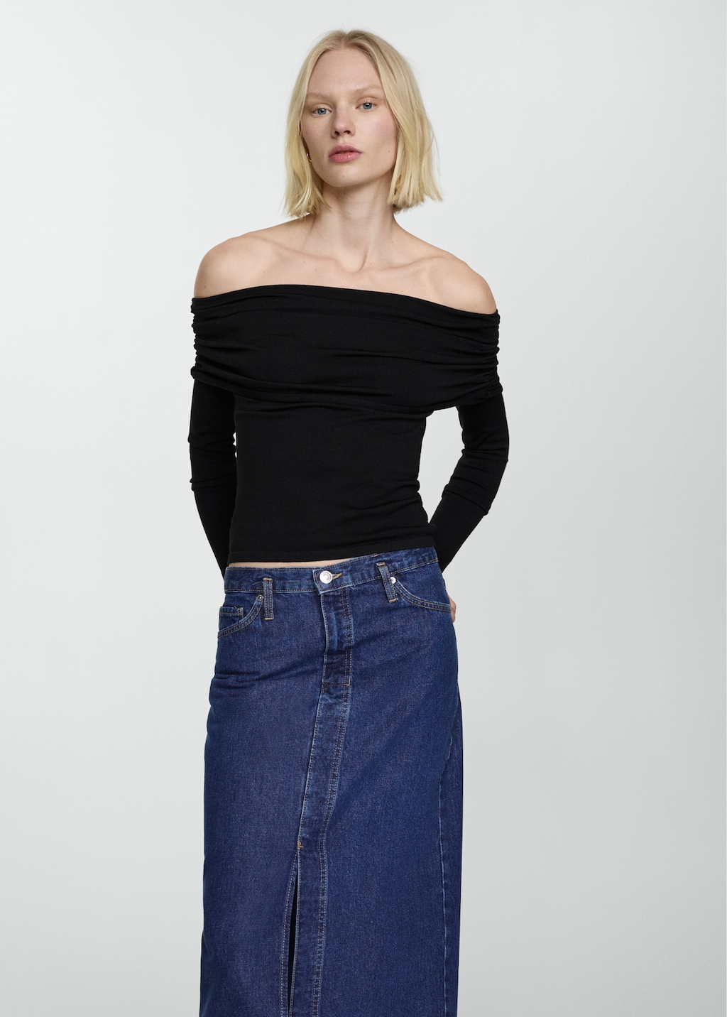 Denim midirok - Detail van het artikel 1