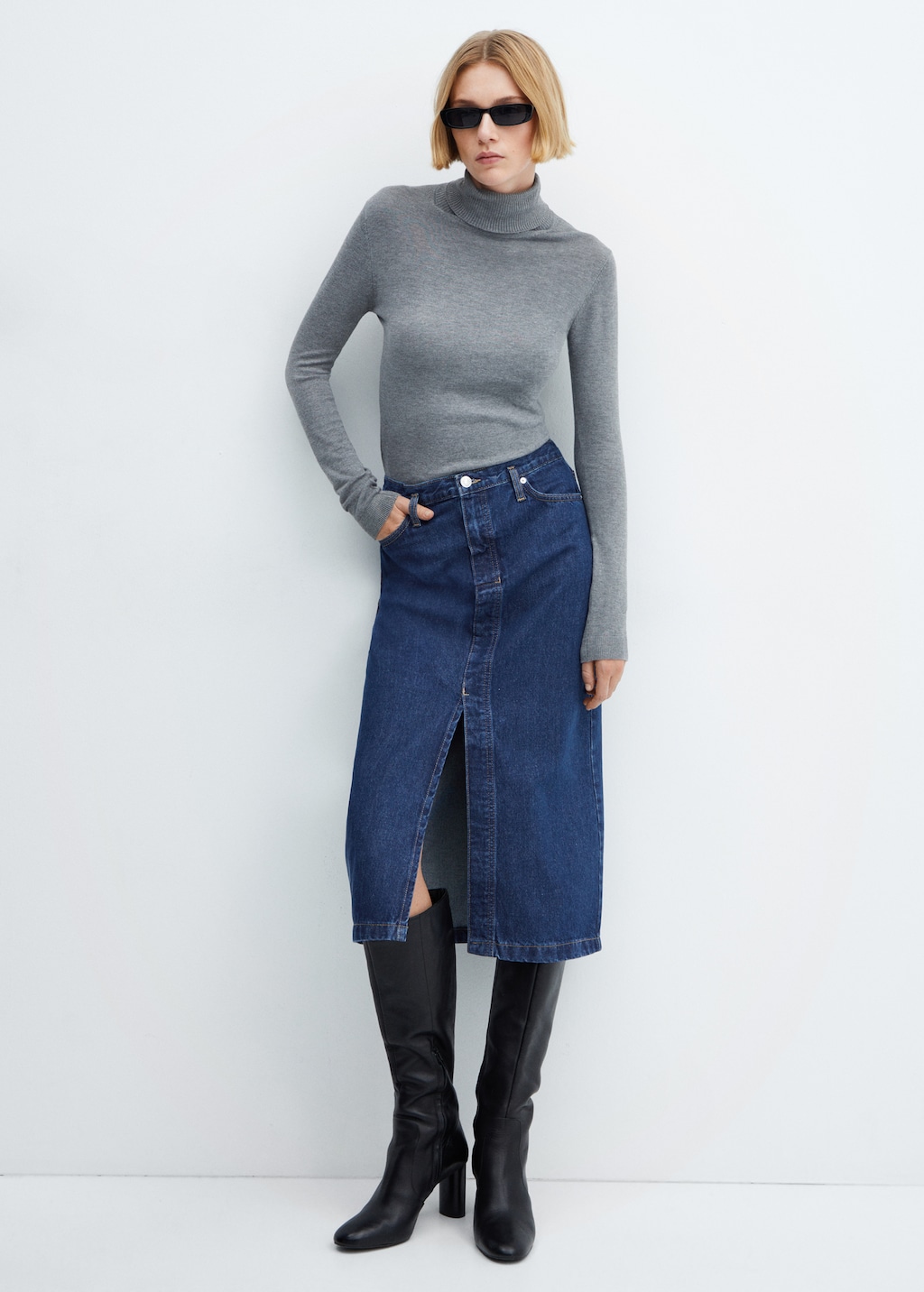 Denim midirok - Detail van het artikel 2