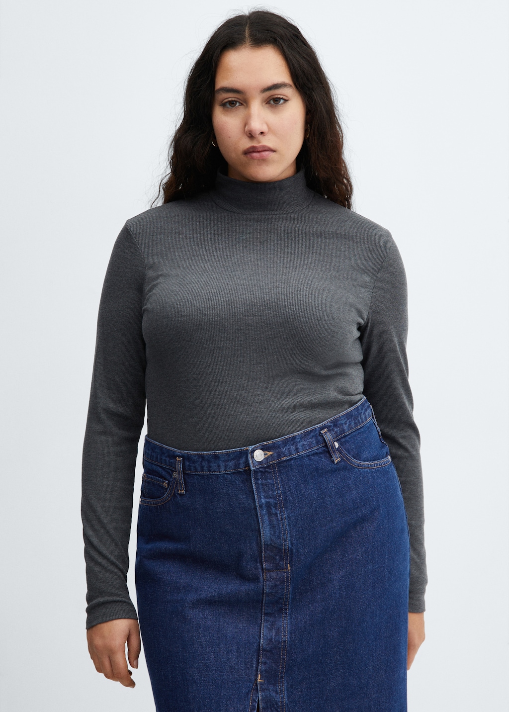 Denim midirok - Detail van het artikel 5