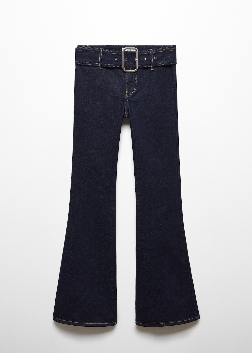 Flared jeans with belt - Article without model