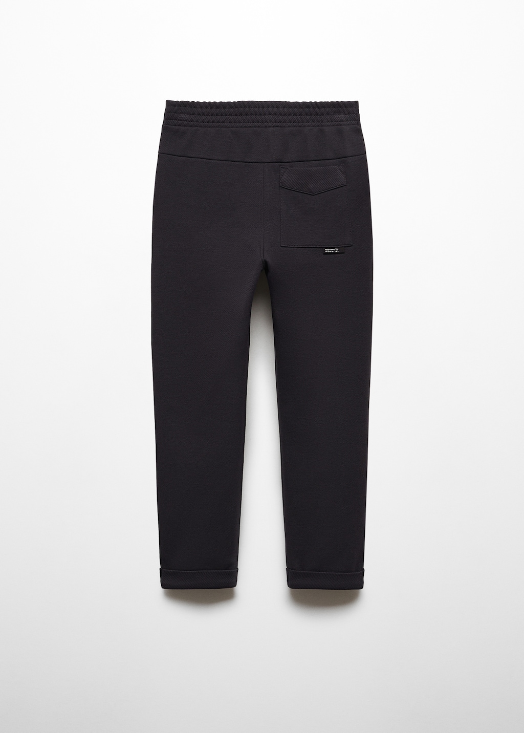 Cotton jogger-style trousers - Reverse of the article