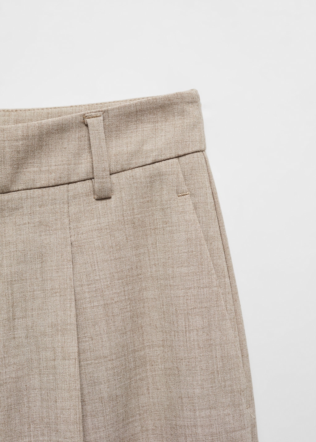 Straight-fit flecked trousers - Details of the article 8