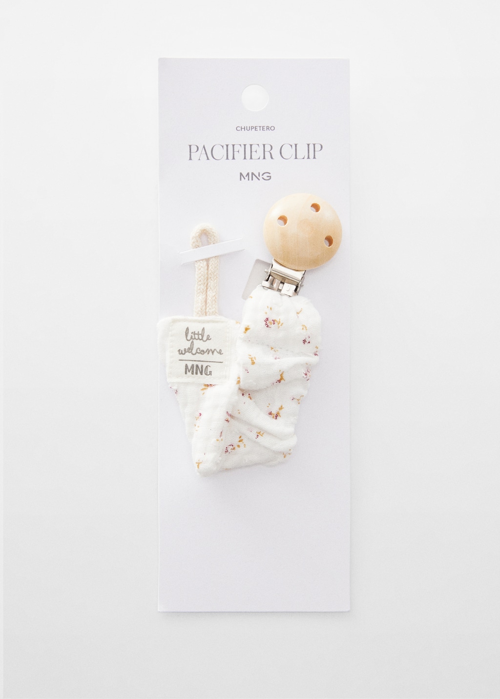 Printed brooch pacifier holder - Medium plane