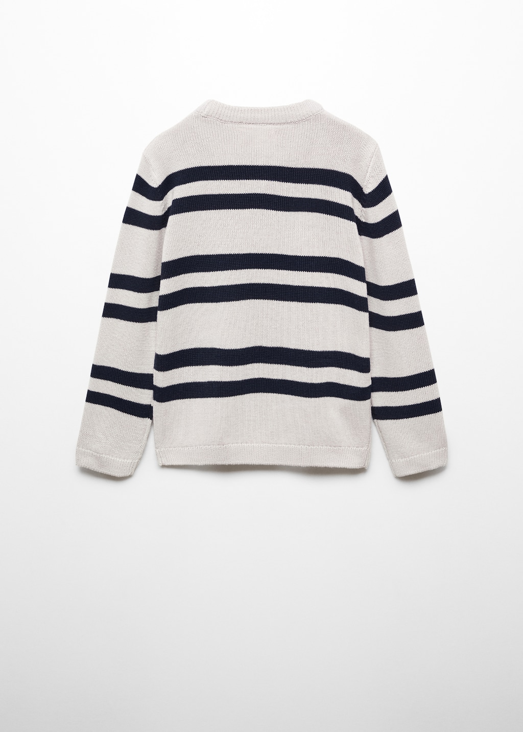 Knit striped sweater - Reverse of the article