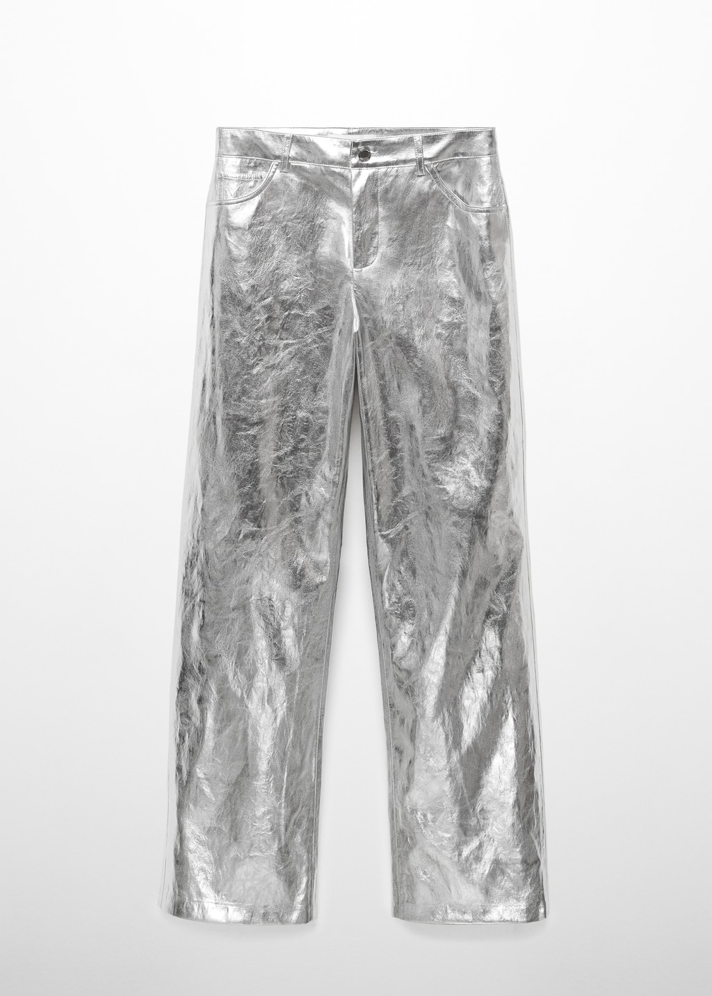 Metalised wideleg trousers - Article without model