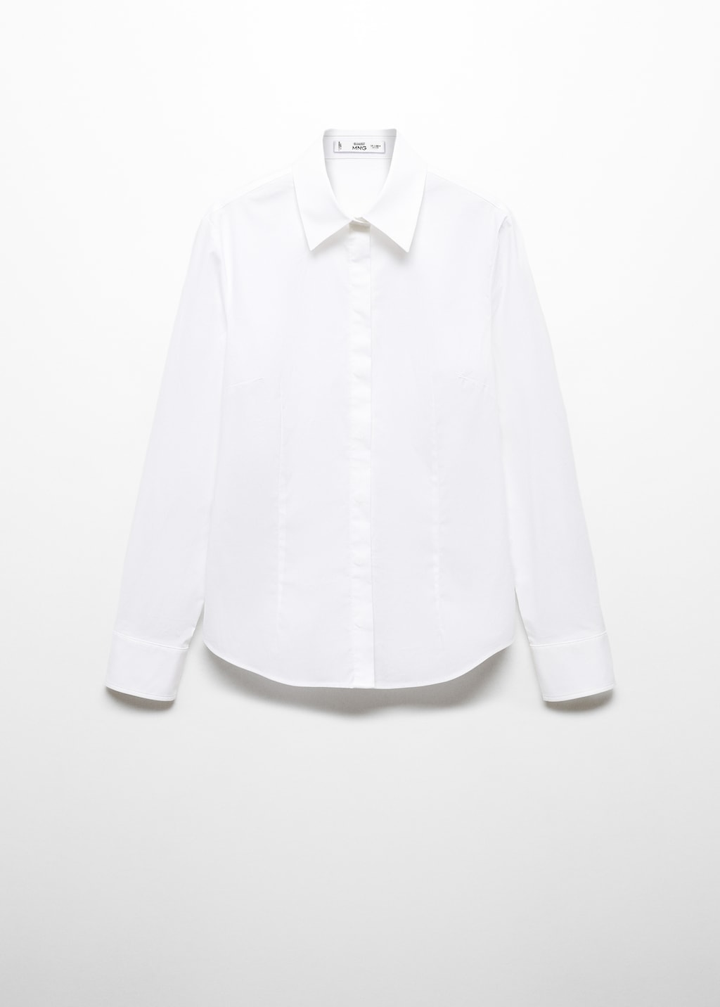 Fitted cotton shirt - Article without model