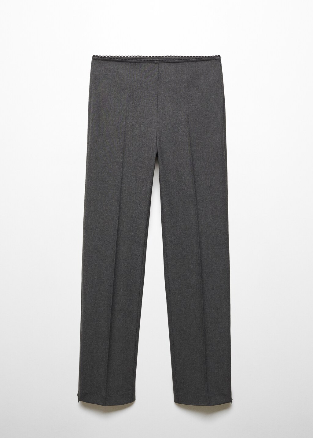 Trousers with side-zip hem - Article without model