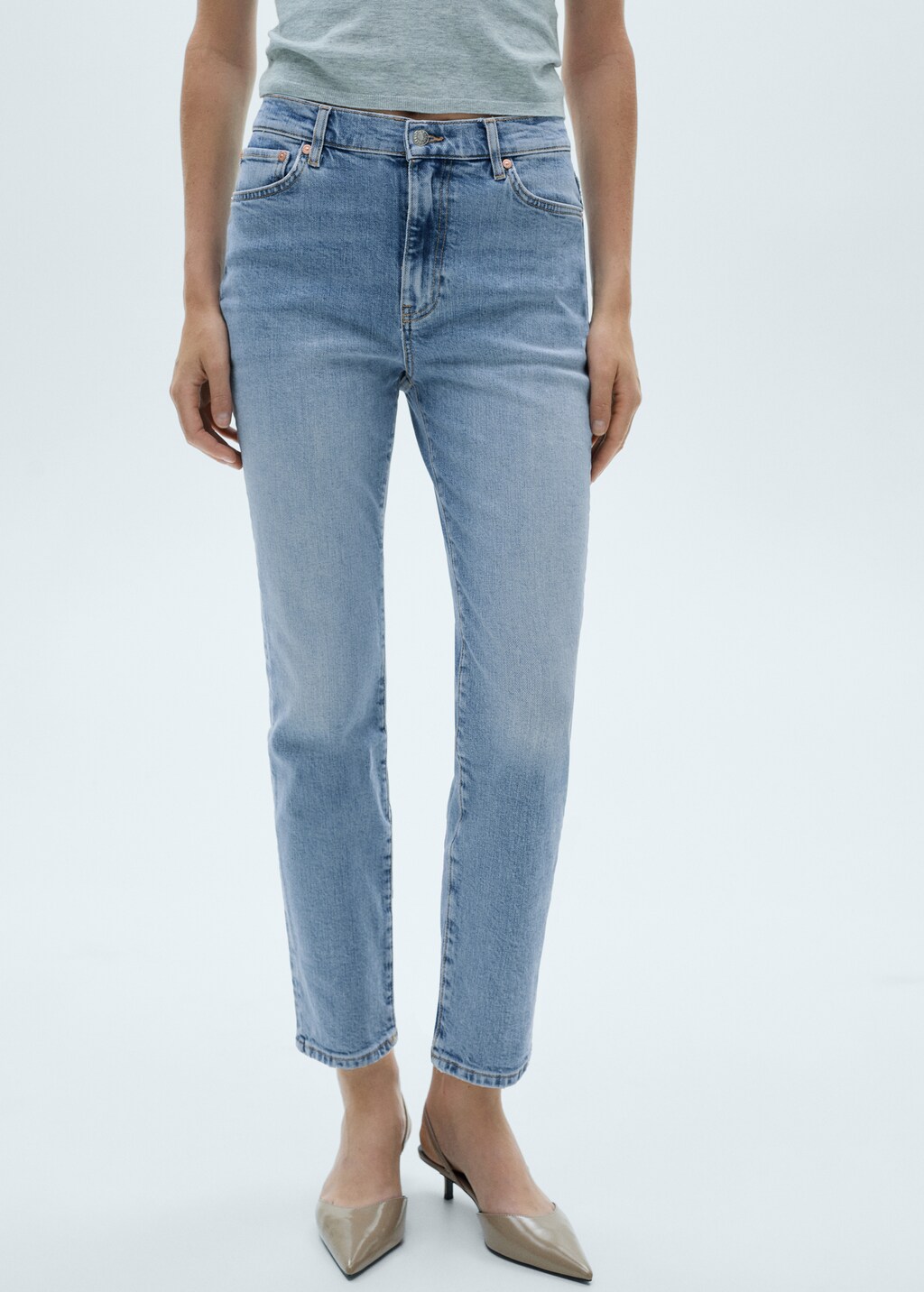 Claudia slim-fit cropped jeans - Details of the article 6