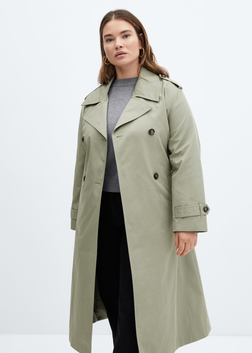 Double-breasted trench coat - Details of the article 5