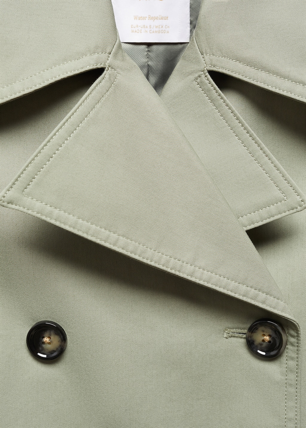 Double-breasted trench coat - Details of the article 8