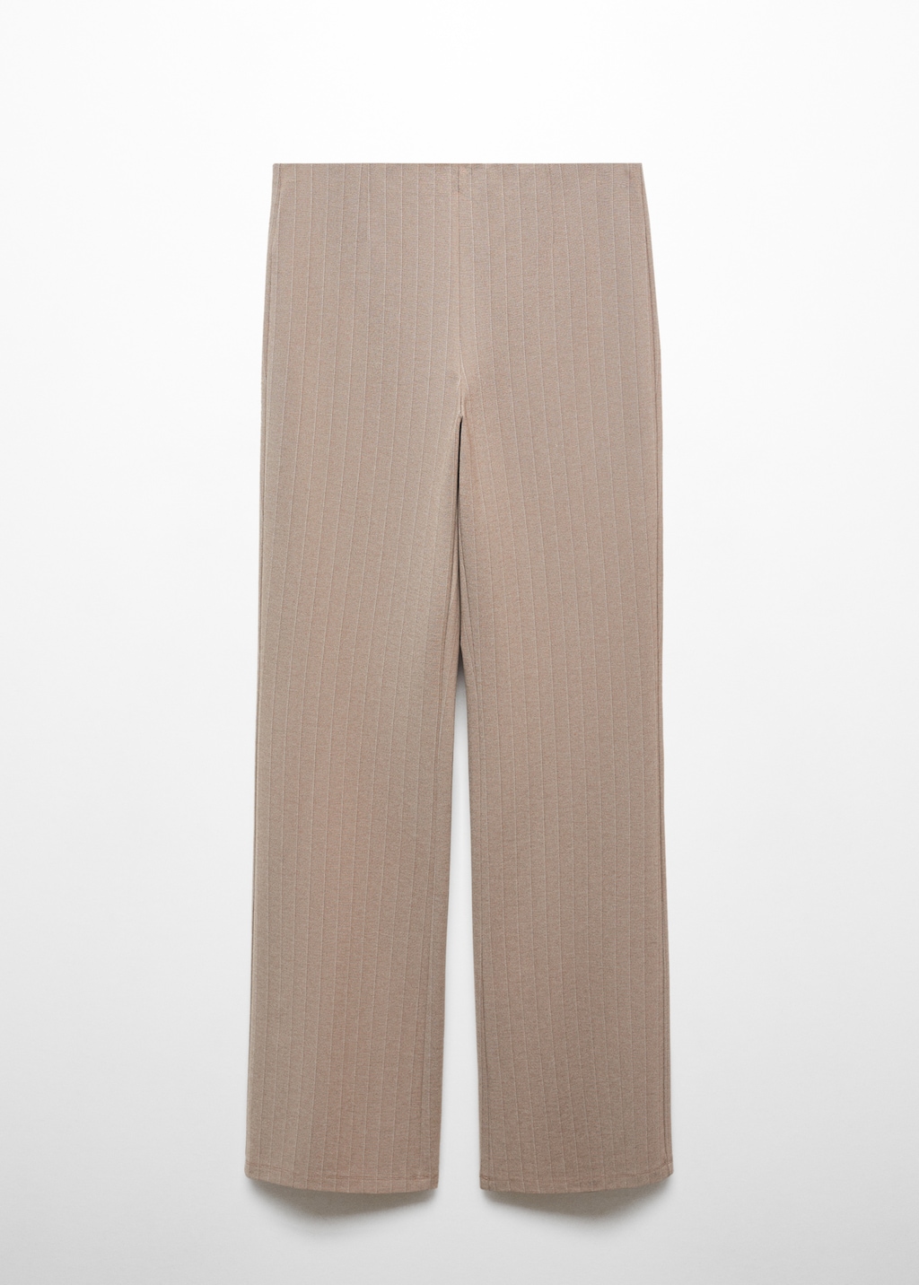 Straight knitted trousers - Article without model