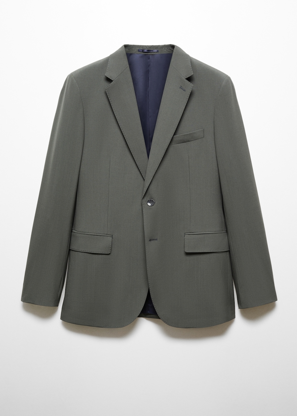 Slim-fit wool suit jacket - Article without model