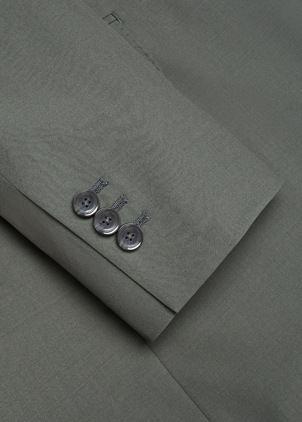 Slim-fit wool suit jacket - Details of the article 8