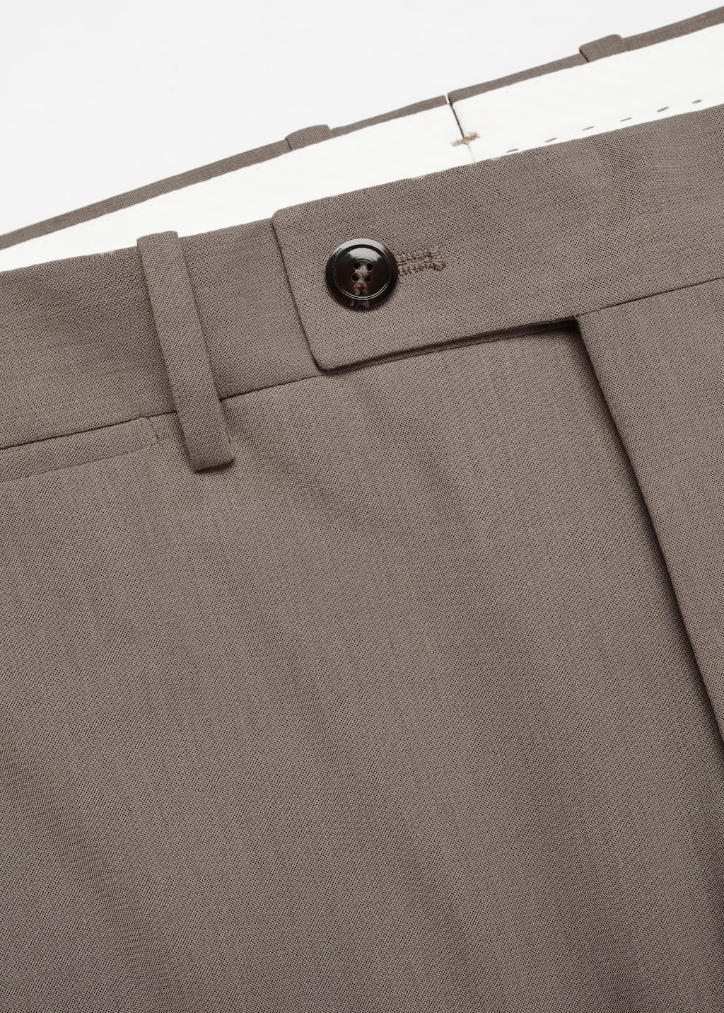 Slim fit cool wool suit trousers - Details of the article 8