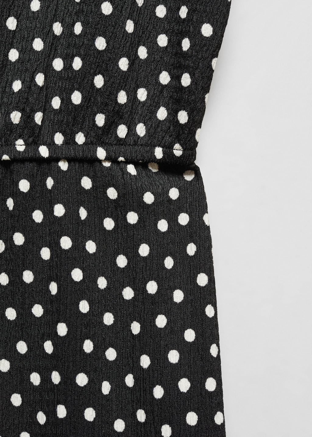 Polka-dot long jumpsuit - Details of the article 8