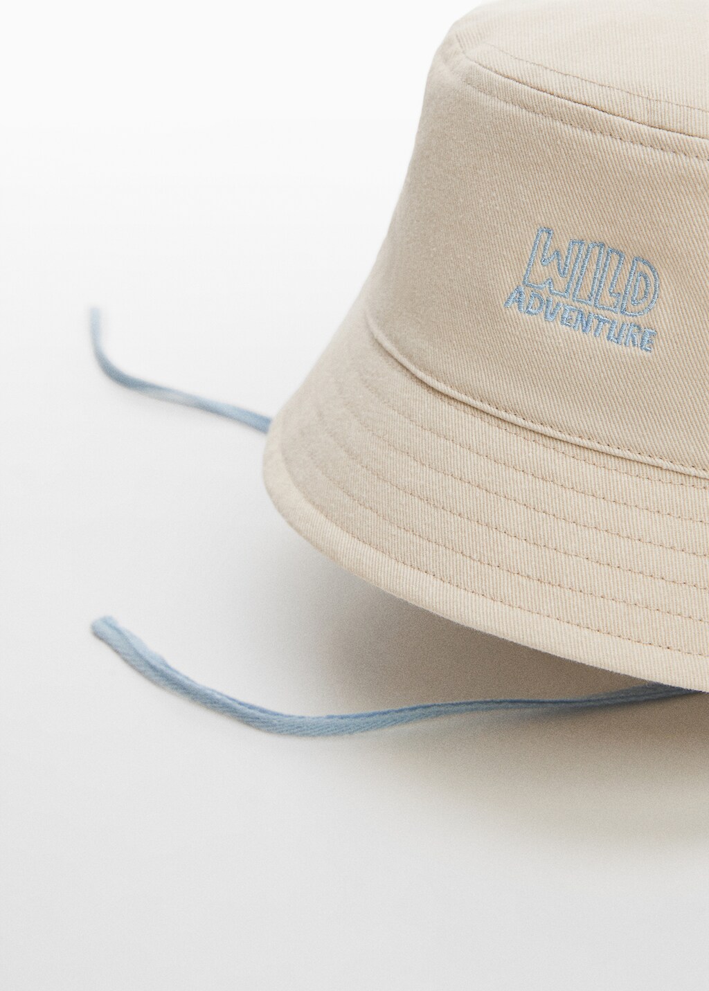 Embroidered bucket hat - Medium plane