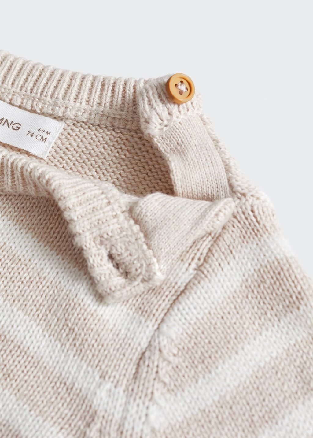 Gestreifter Baumwollpullover - Detail des Artikels 8