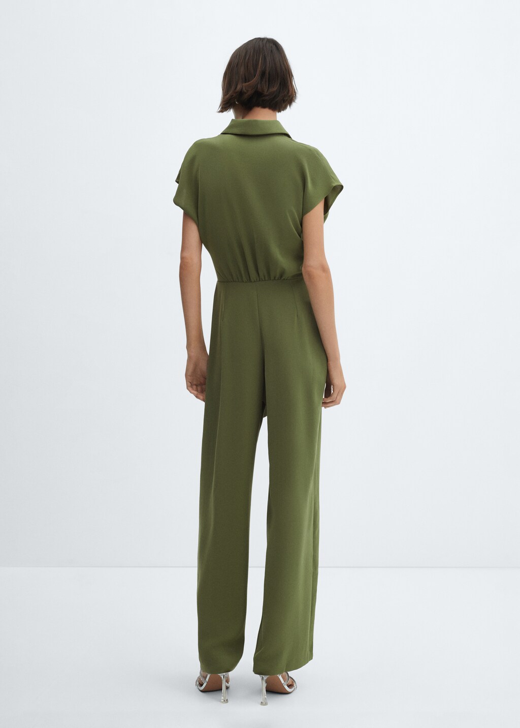 Bow long jumpsuit - Reverse of the article